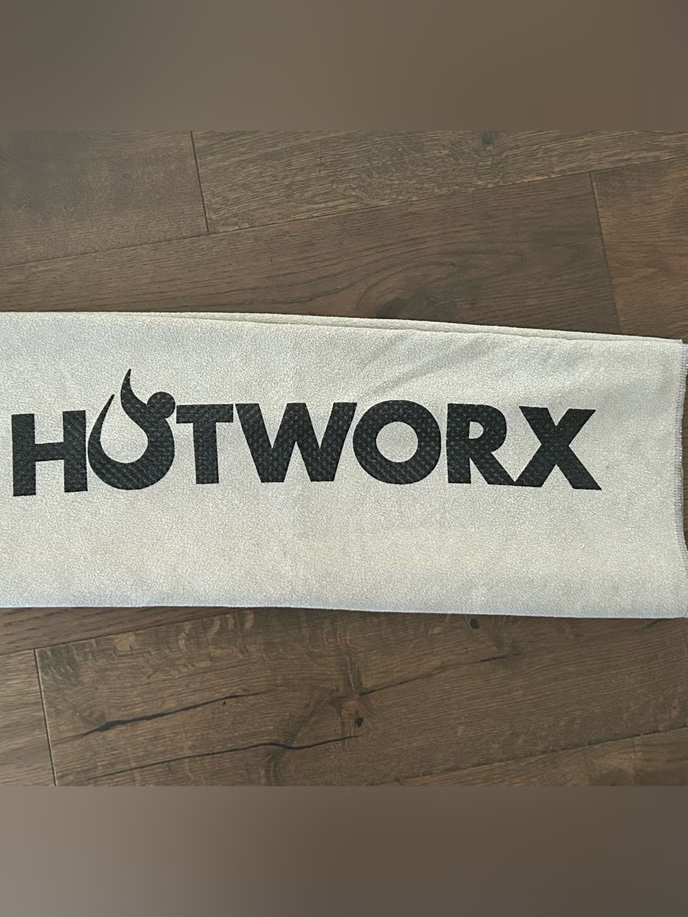 HOTWORX Yoga Towel Gray Performance Towel